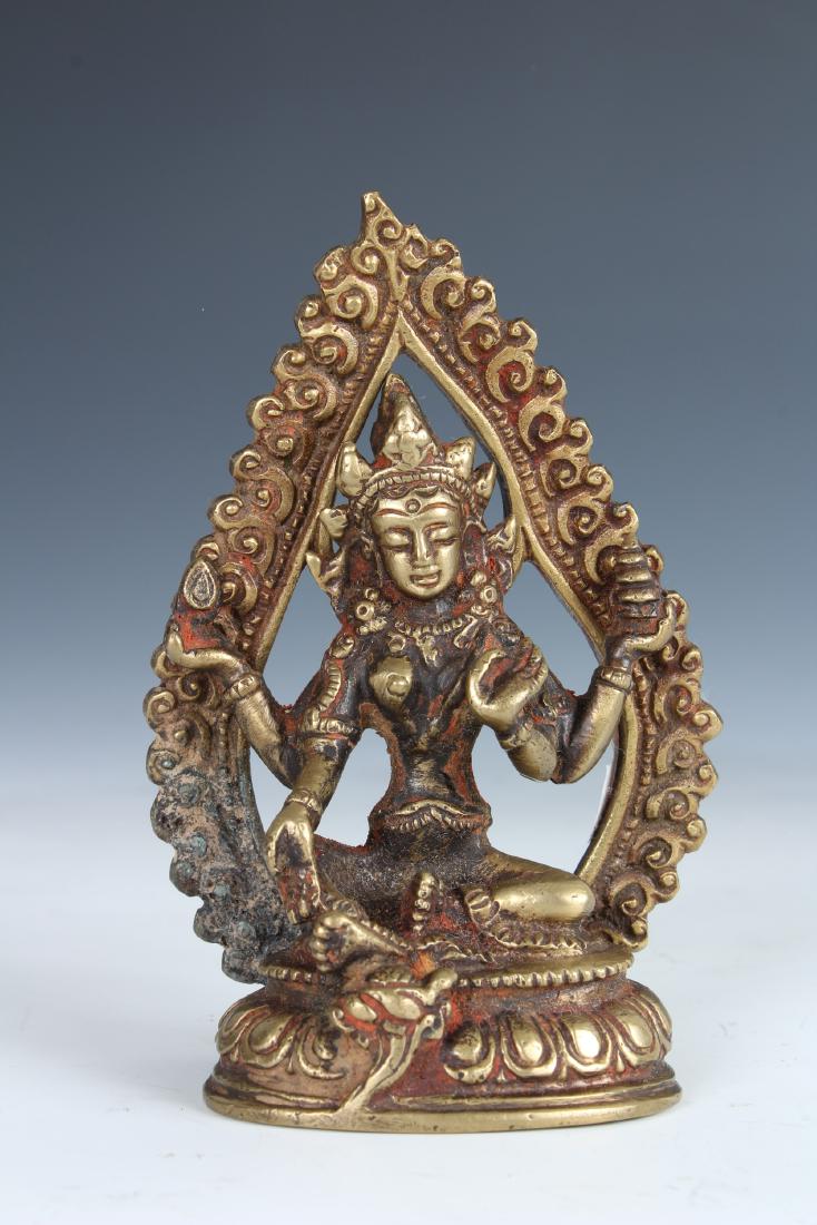 Antique Bronze Nepalese Statue (1 of 4)