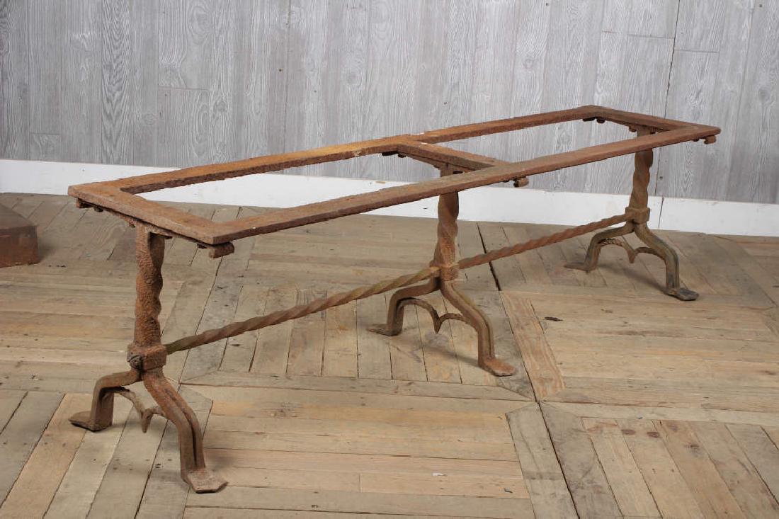 Samuel Yellin Style Wrought Iron Bench (1 of 4)