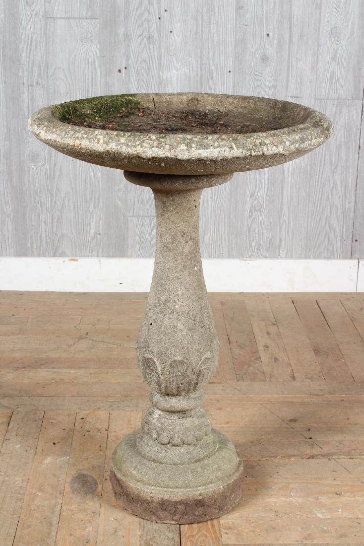 Cast Stone Birdbath (1 of 4)