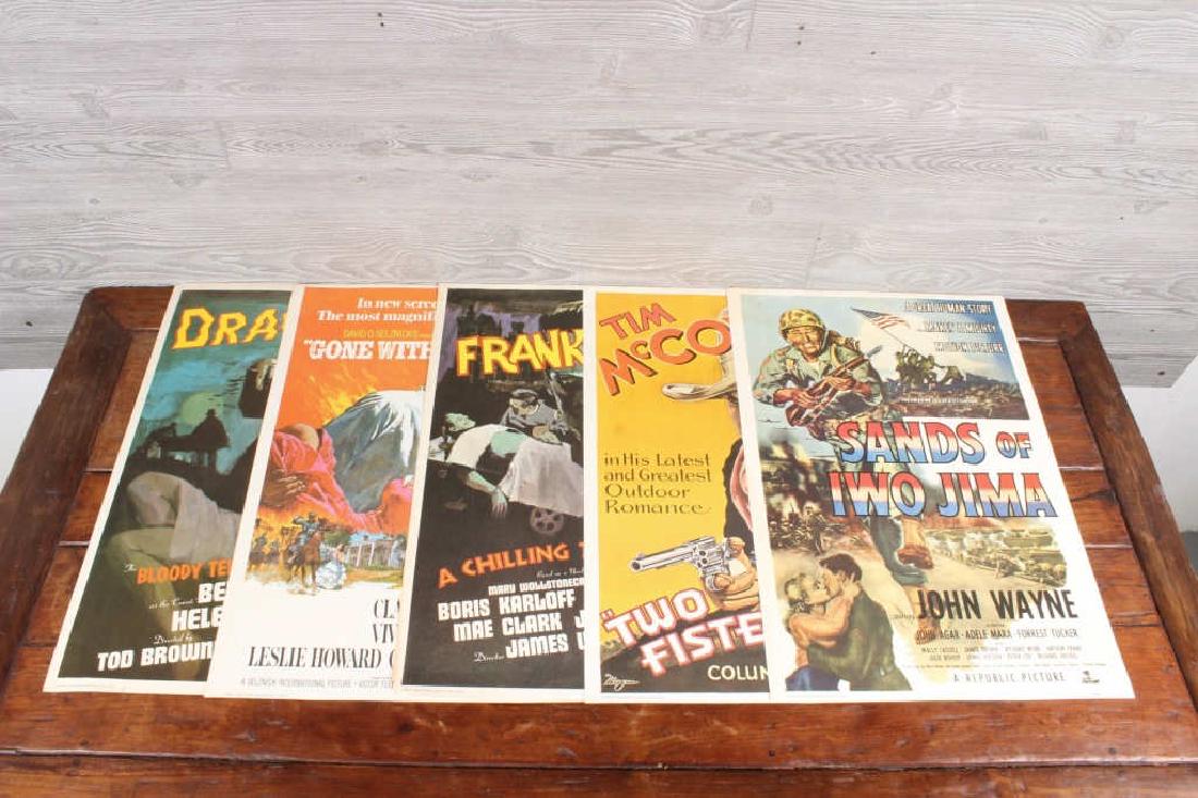 5 Portal Publications Movie Posters: 5 Portal Publications Movie Posters. Sands of Iwo Jima, 1948. Two Fisted Law, 1932. Frankenstein, 1931. Gone With the Wind, 1939. Dracula, 1931. Size Largest: 29" H x 21" W