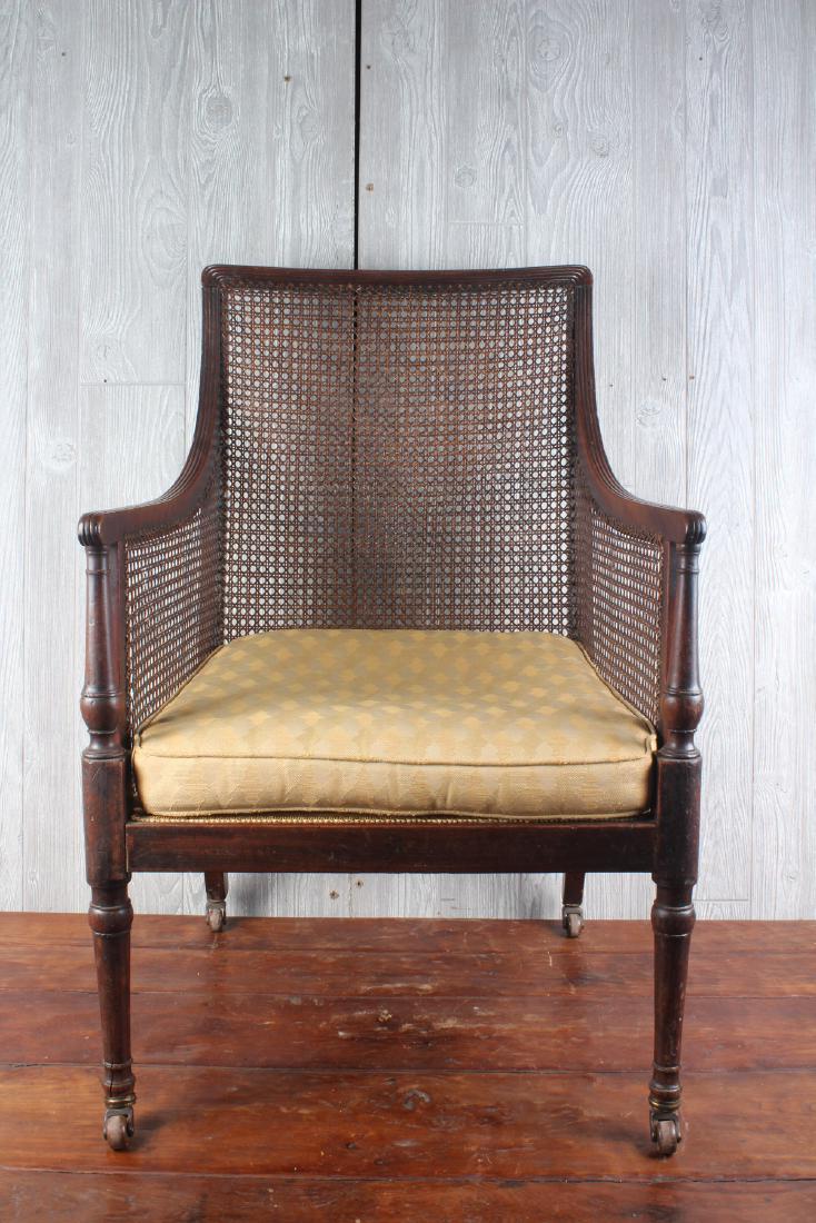 19th C English Regency Caned Chair (1 of 5)
