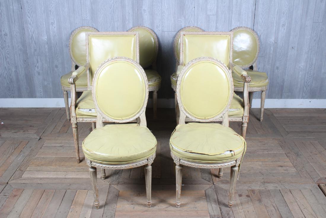 8 Jansen Style Dining Chairs - 6 Sides 2 Arms (1 of 4)