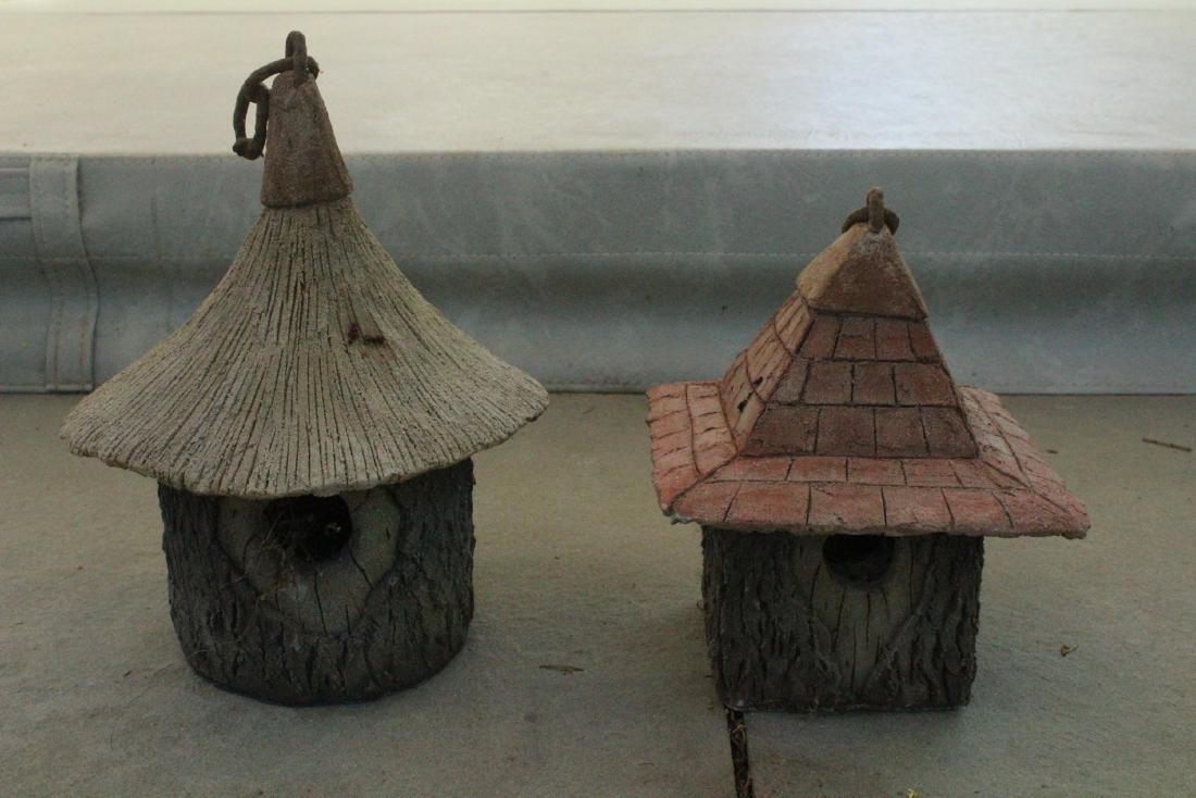 2 French Faux Bois Bird Houses (1 of 3)