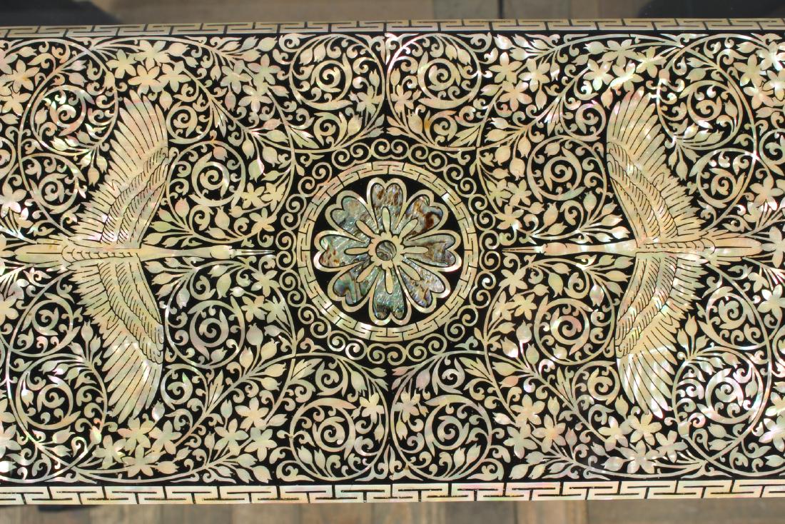 Asian Shell Inlay Lacquer Box (1 of 5)