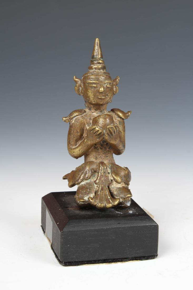Antique Bronze Burmese Votive Statue (1 of 4)