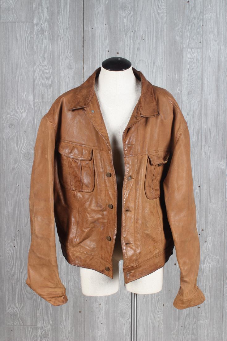 double rl leather jacket
