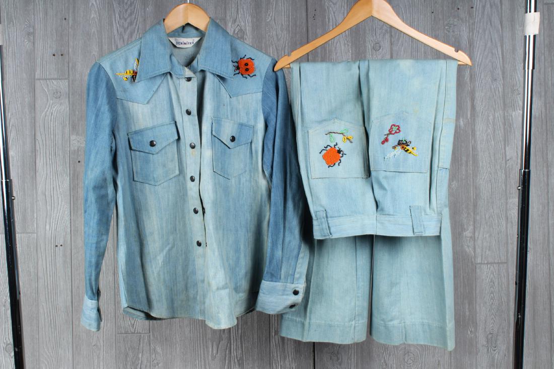 Vintage Denimites Beaded Denim Outfit (1 of 6)