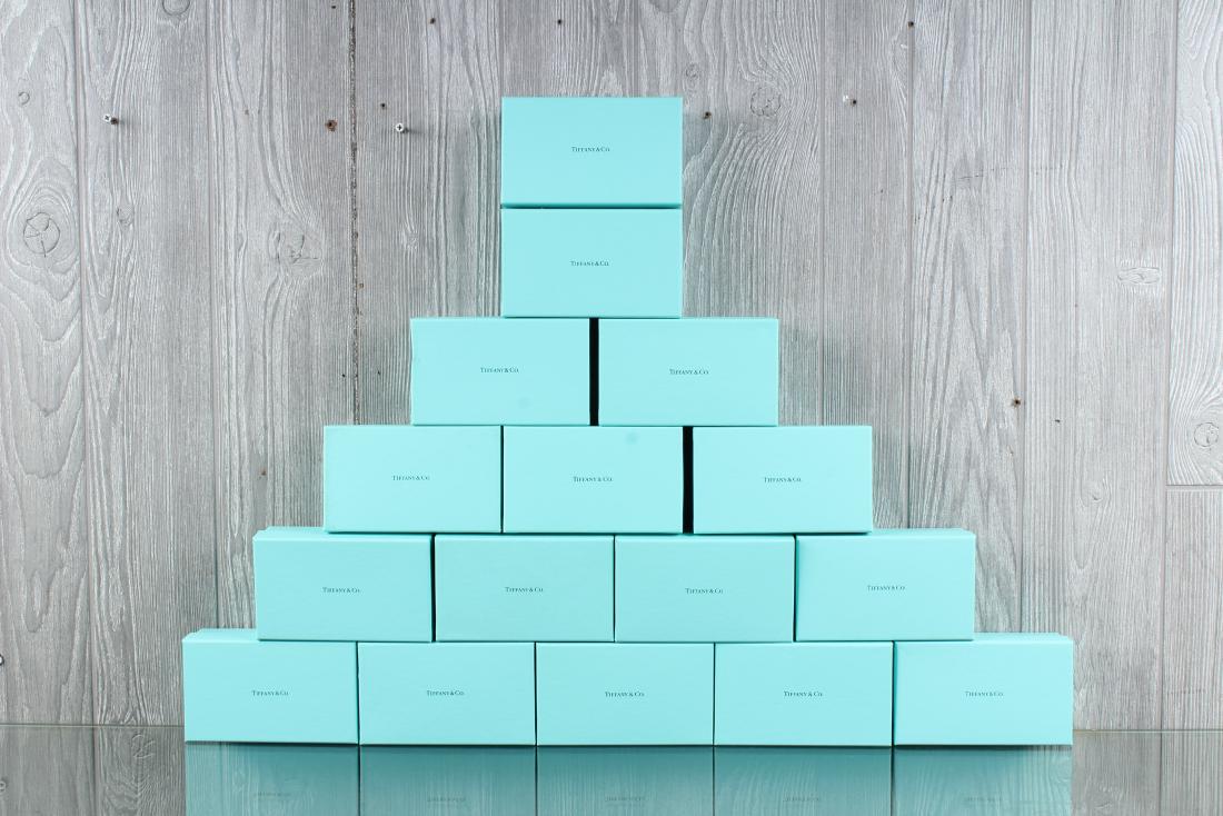 Group of Empty Tiffany Boxes (1 of 3)