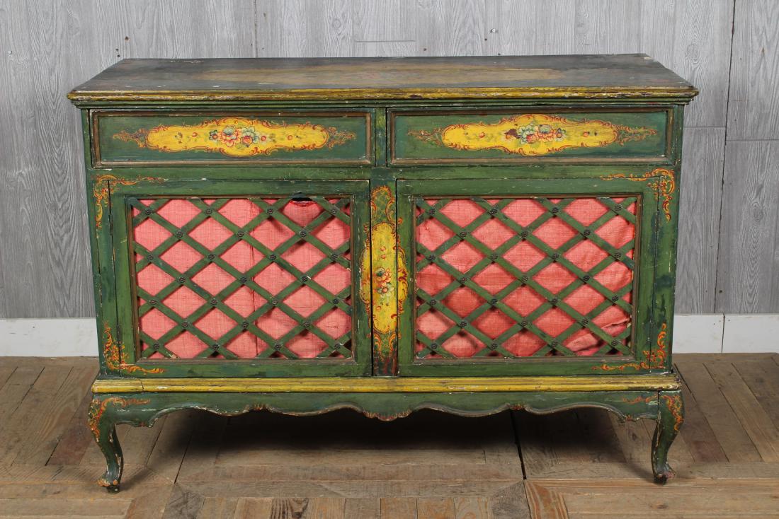 19th C. Painted Italian Commode (1 of 5)