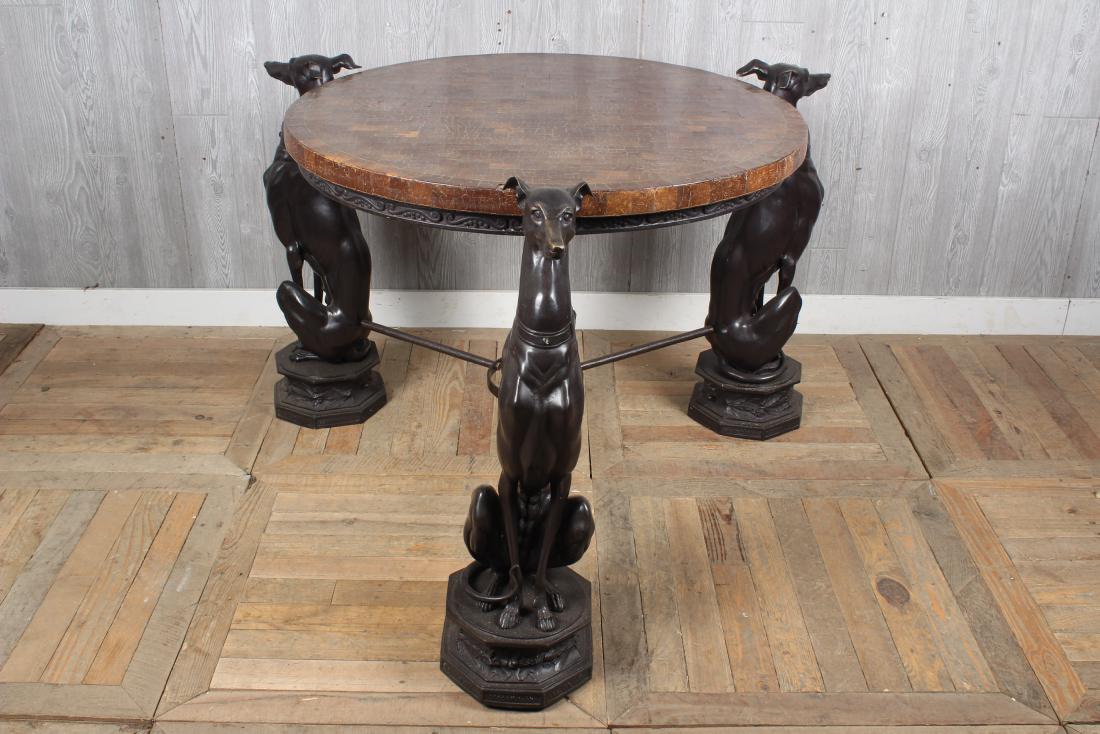 Bronze Whippet Center Table (1 of 5)