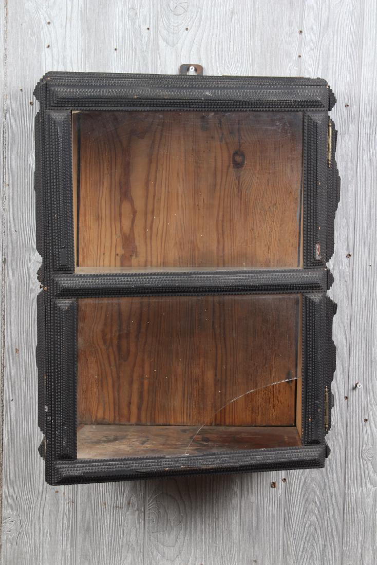 Tramp Art Wall Mounted Cabinet (1 of 5)