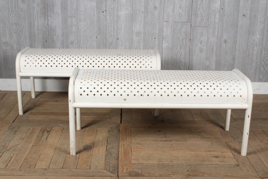 Pair Steel Benches (1 of 3)