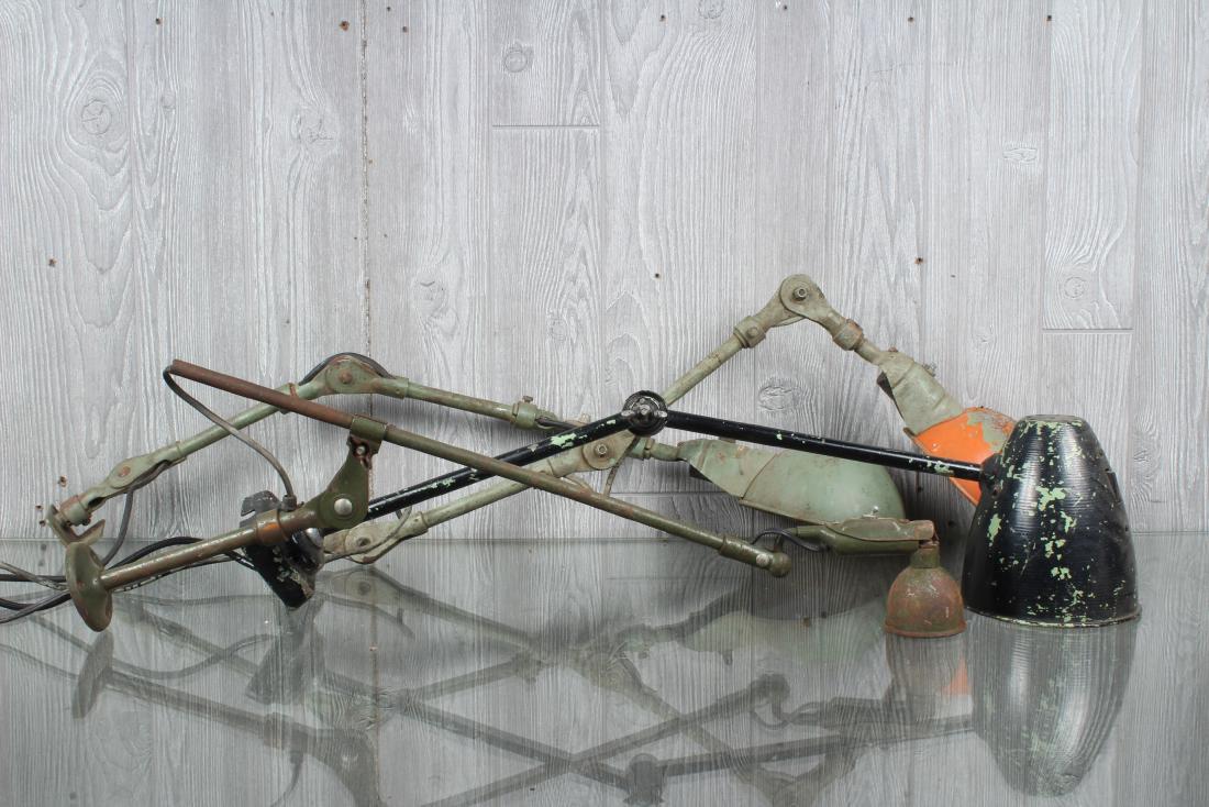 4 Vintage Articulated Industrial Lamps (1 of 6)