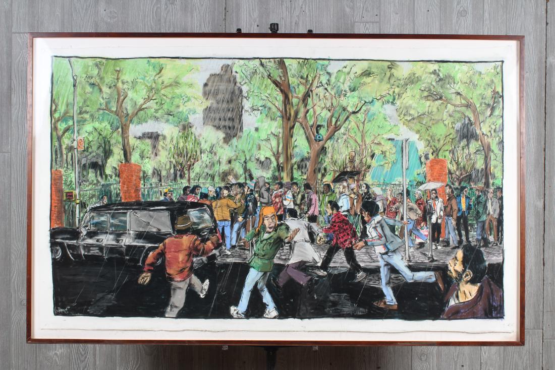 James Romberger (American 20th C) Pastel (1 of 3)