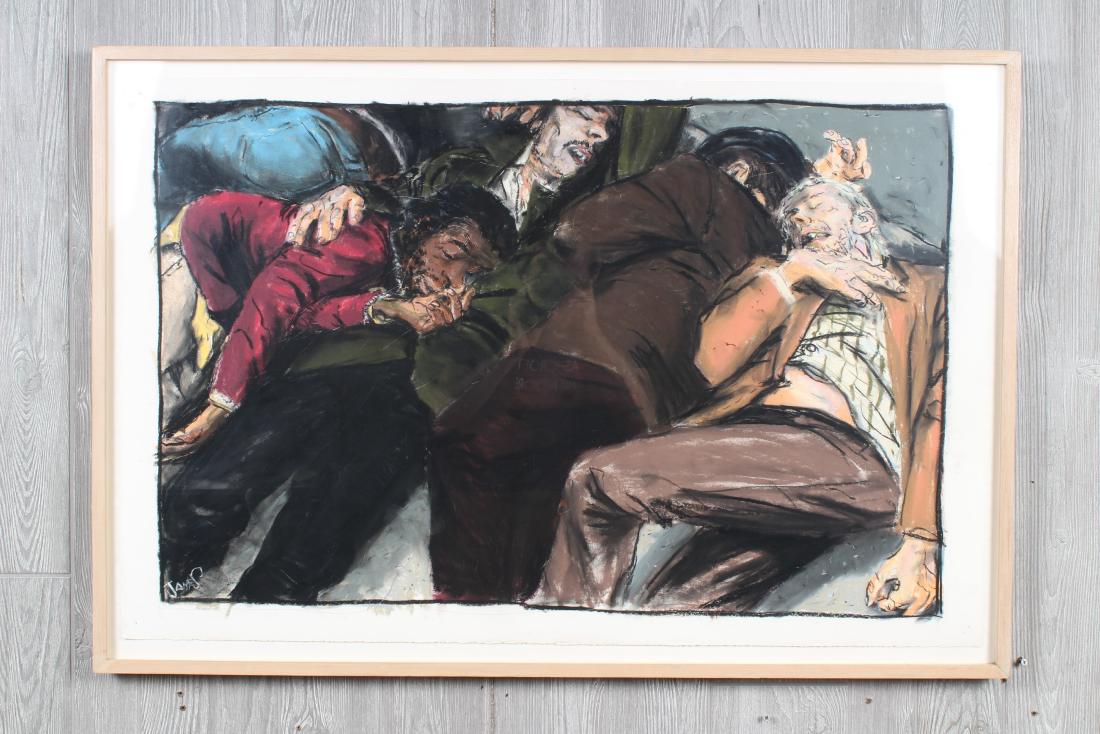 James Romberger (American 20th C) Urban Pastel (1 of 3)