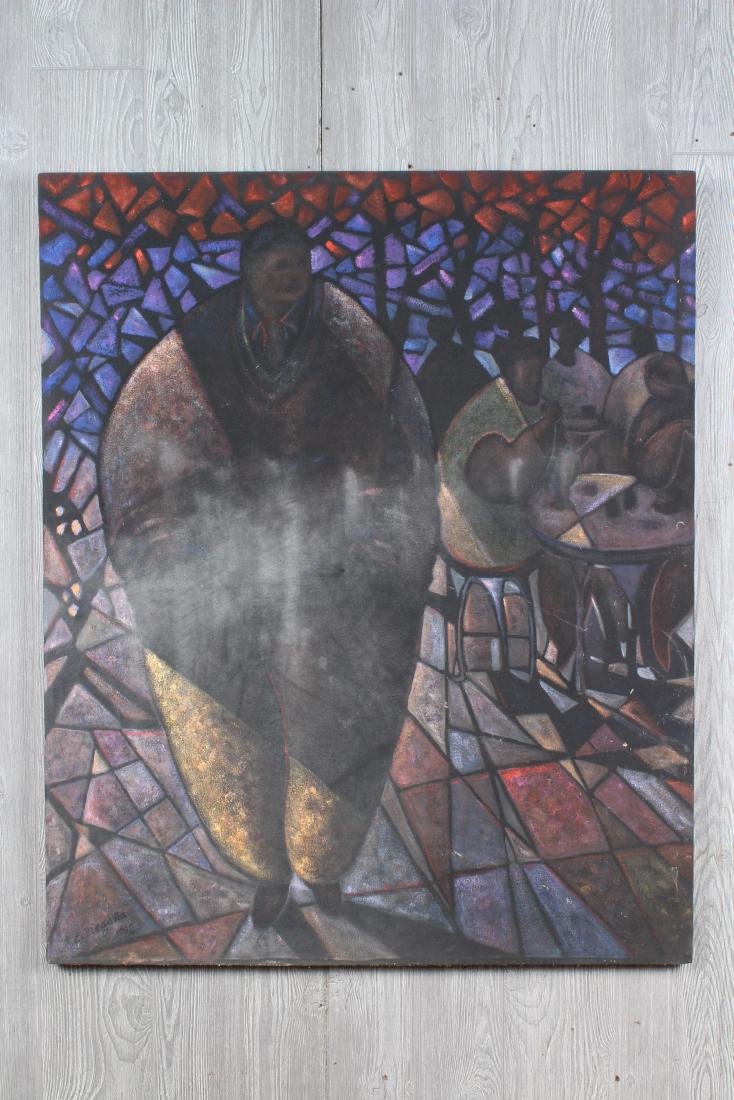 Enrique Magana (Mexican 20th C) Caminando (1 of 3)