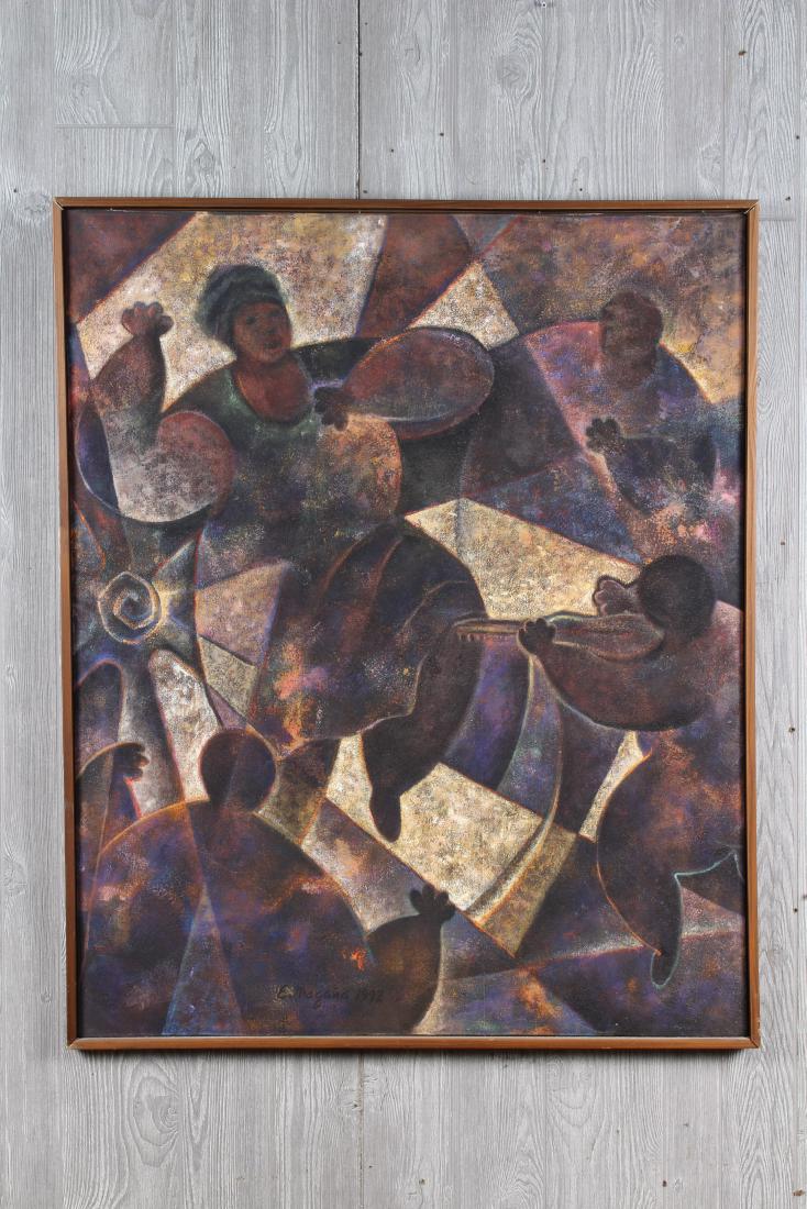 Enrique Magana (Mexican 20th C) Balalaika (1 of 3)