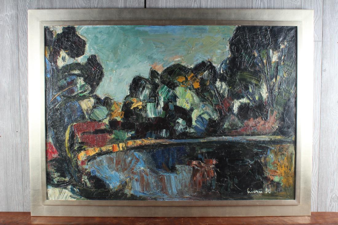 Carl Walter Liner (20th C Swiss) 1950 Landscape (1 of 3)