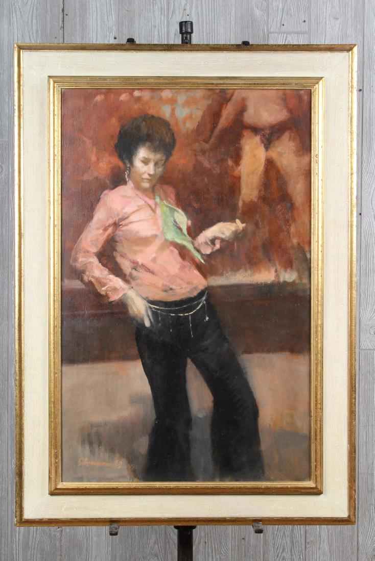 Burton Silverman (American, b.1928) Painting (1 of 3)