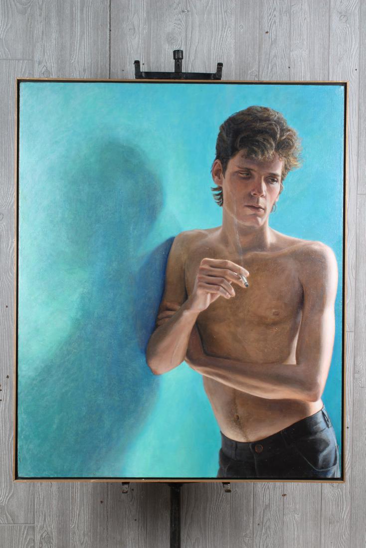 Edgar Jerins (American, b.1958) Portrait Painting (1 of 3)