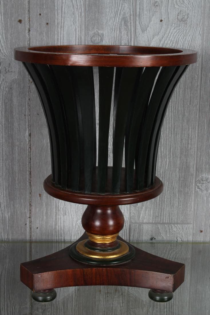 Edwardian Urn Form Basket: Edwardian Urn Form Basket. Size: 19.5" H x 14" W x 14" W