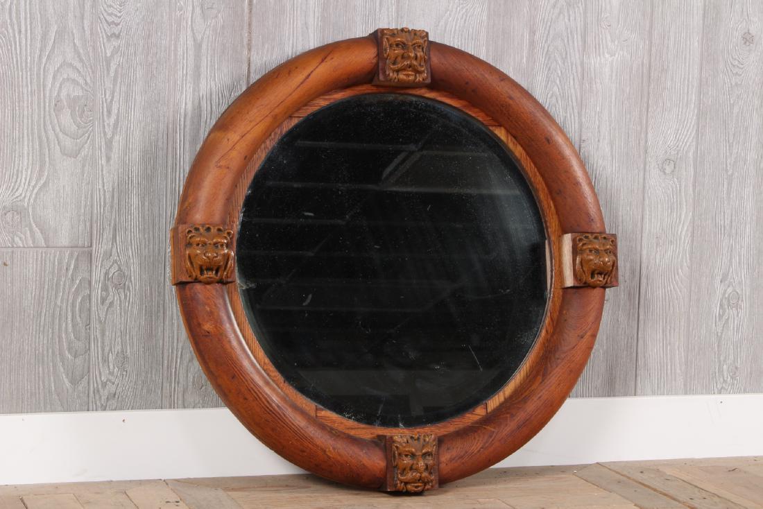 Antique Empire Porthole Mirror (1 of 5)