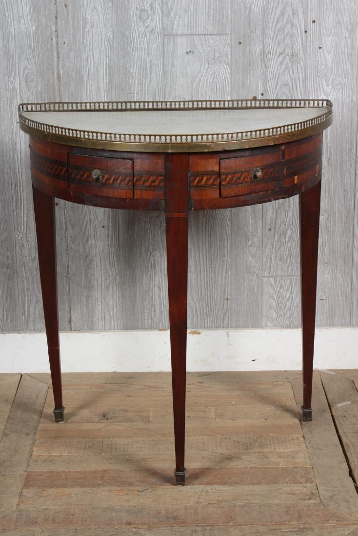 Directoire Style Demilune Table (1 of 4)