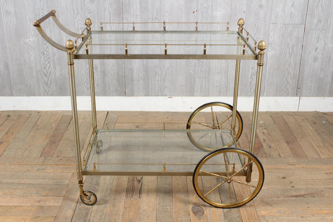 Jansen Style Brass Bar Cart (1 of 4)
