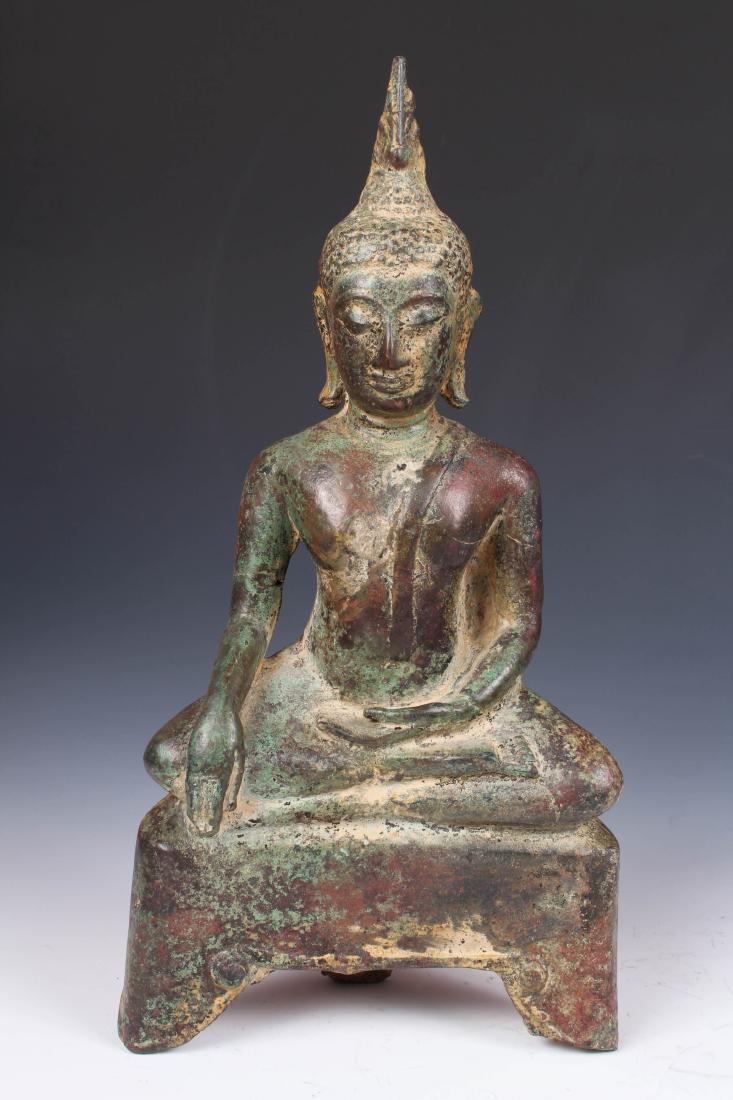 Antique Bronze Thai Buddha (1 of 4)