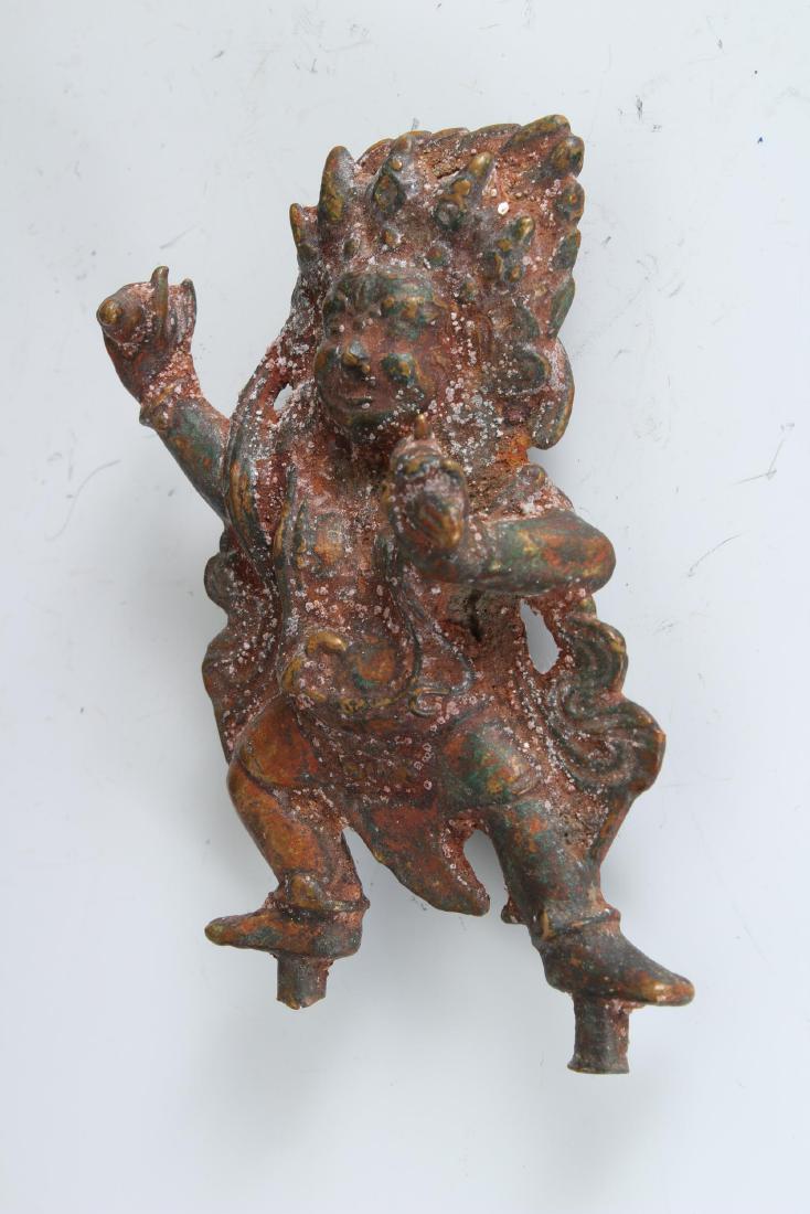 Antique Bronze Tibetan Dharmapala Statue (1 of 3)