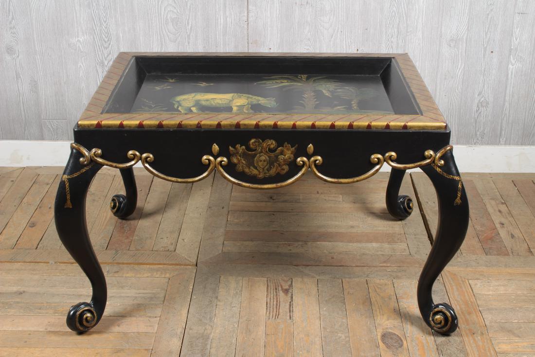 Maitland-Smith Style Tray Table: Maitland-Smith Style Tray Table. Size: 24.5" H x 43" W x 31" D