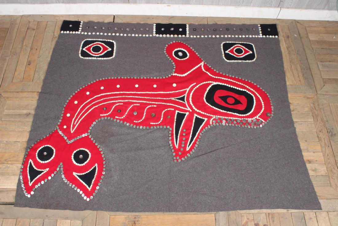 Northwest Coast Haida Style Blanket