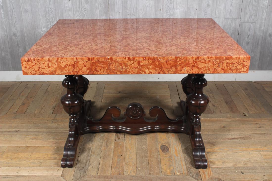 Continental Marble Top Center Table (1 of 5)