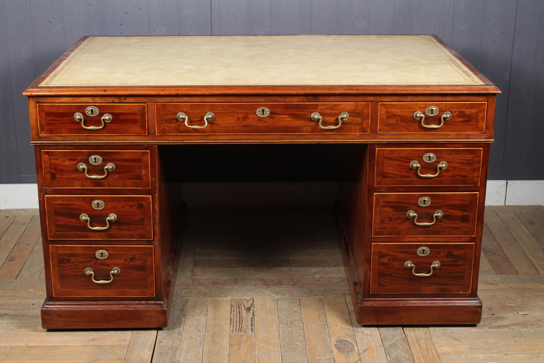 English George III Style Desk Stamped M Wilson (1 of 6)