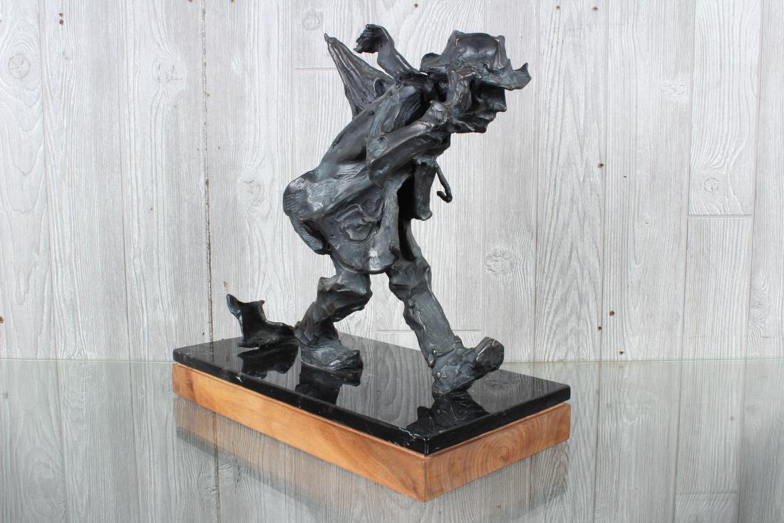 Windswept Bronze - Jane DeDecker: Windswept Bronze - Jane DeDecker (American B. 1961), signed and dated 1989, numbered 4/21. Size: 17.5" H x 9" W x 18" D