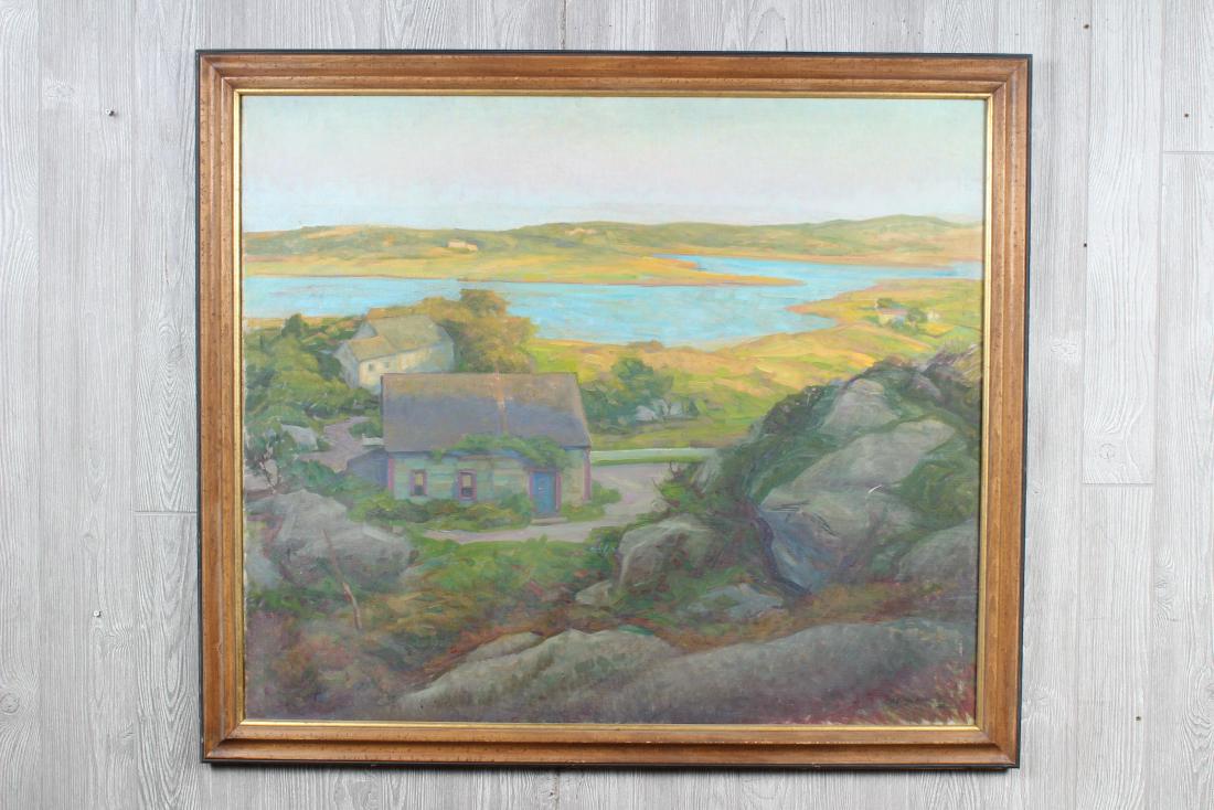 Unknown Artist. Pastoral Painting. (1 of 3)