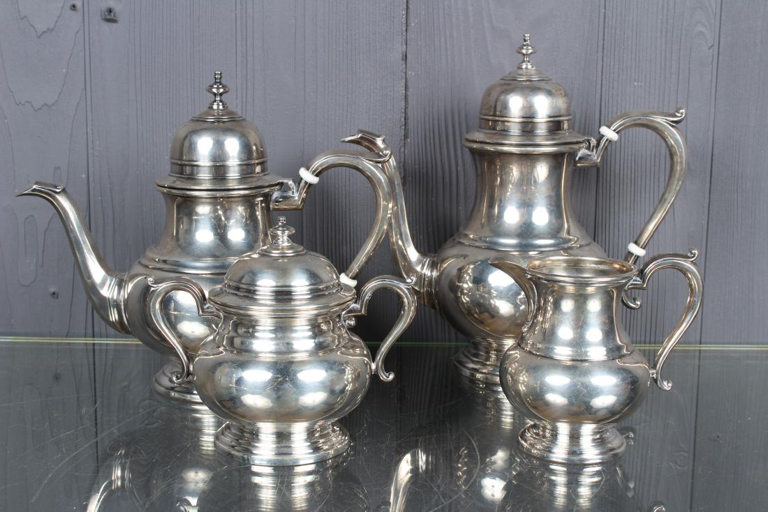 Wallace Sterling Silver 4 Piece Tea Set