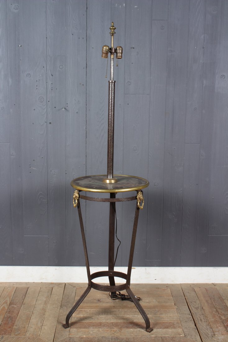 Iron and Bronze Floor Lamp (1 of 5)