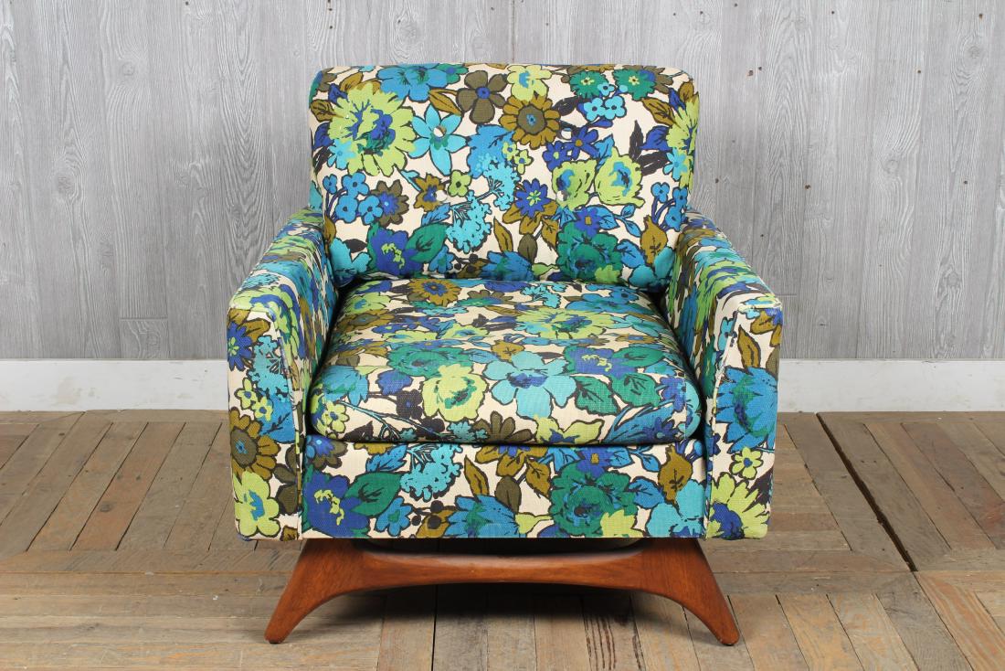 Pearsall Style Armchair by Rowe: Pearsall Style Armchair by Rowe Furniture Corp. Mid Century Modern. Labels under cushion. Size: 30.5" H x 29" W x 30.5" D