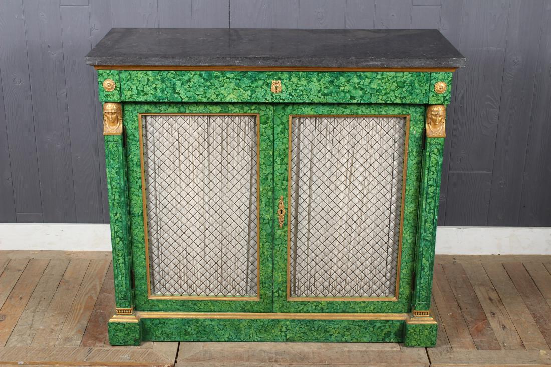 Egyptian Revival Marble Top Server (1 of 4)