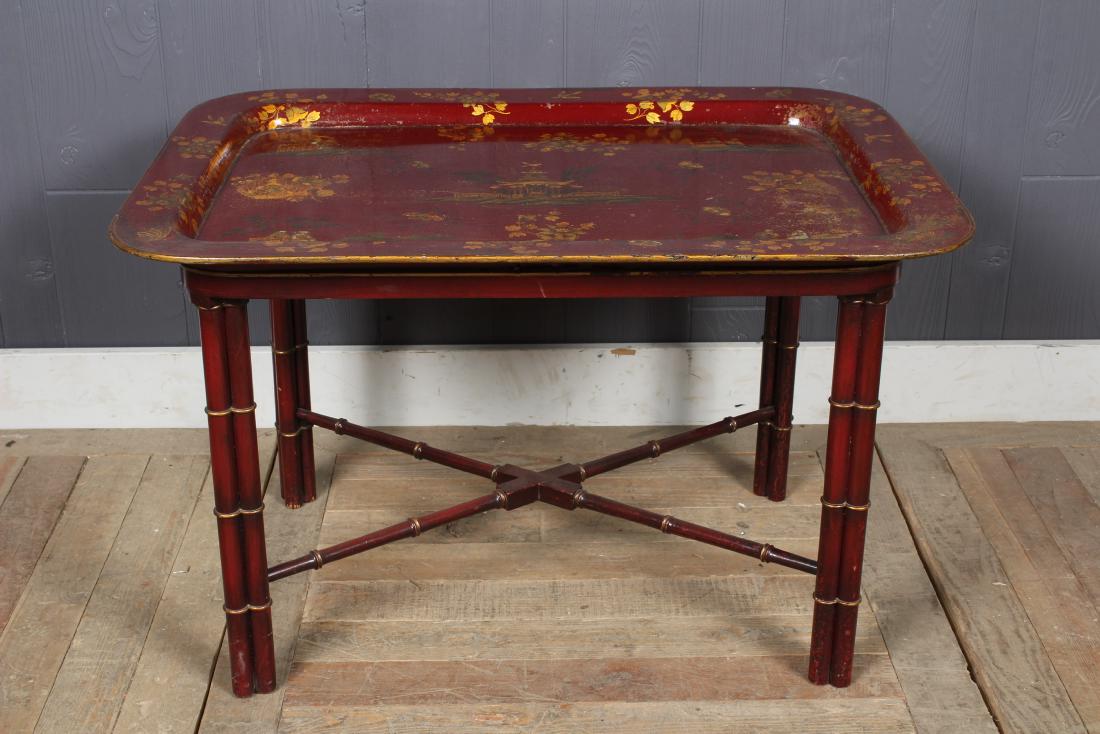 Chinoiserie Decorated Tray Table (1 of 4)