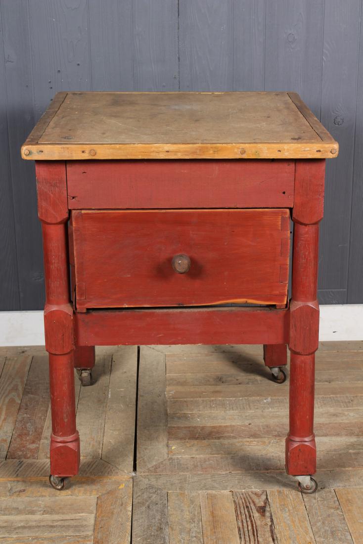 Paint Decorated Work Table (1 of 4)