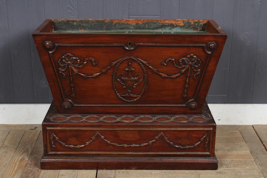 19th C William IV Style Cellarette cum Planter (1 of 4)