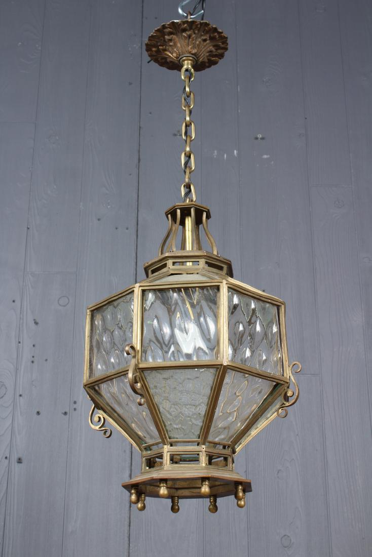 Bronze and Glass Pendant Lantern (1 of 4)