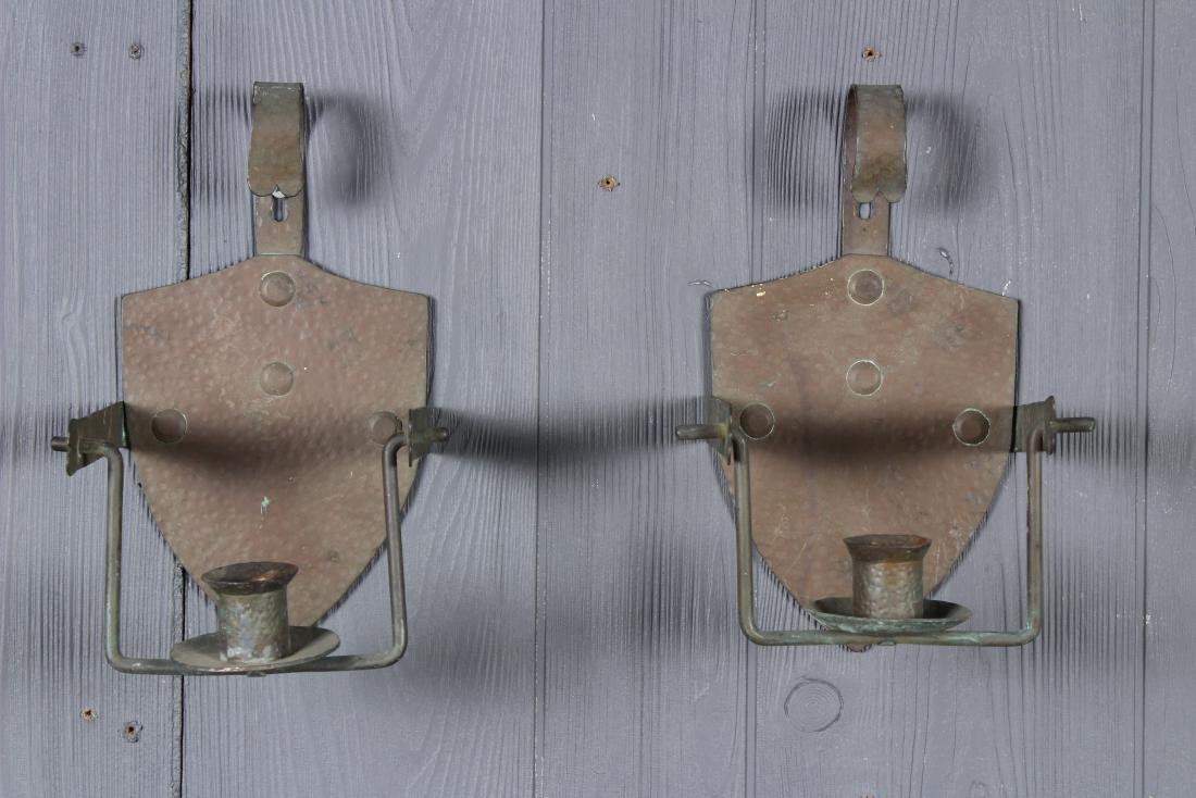 Shipboard Style Copper Gimbal Sconces (1 of 4)