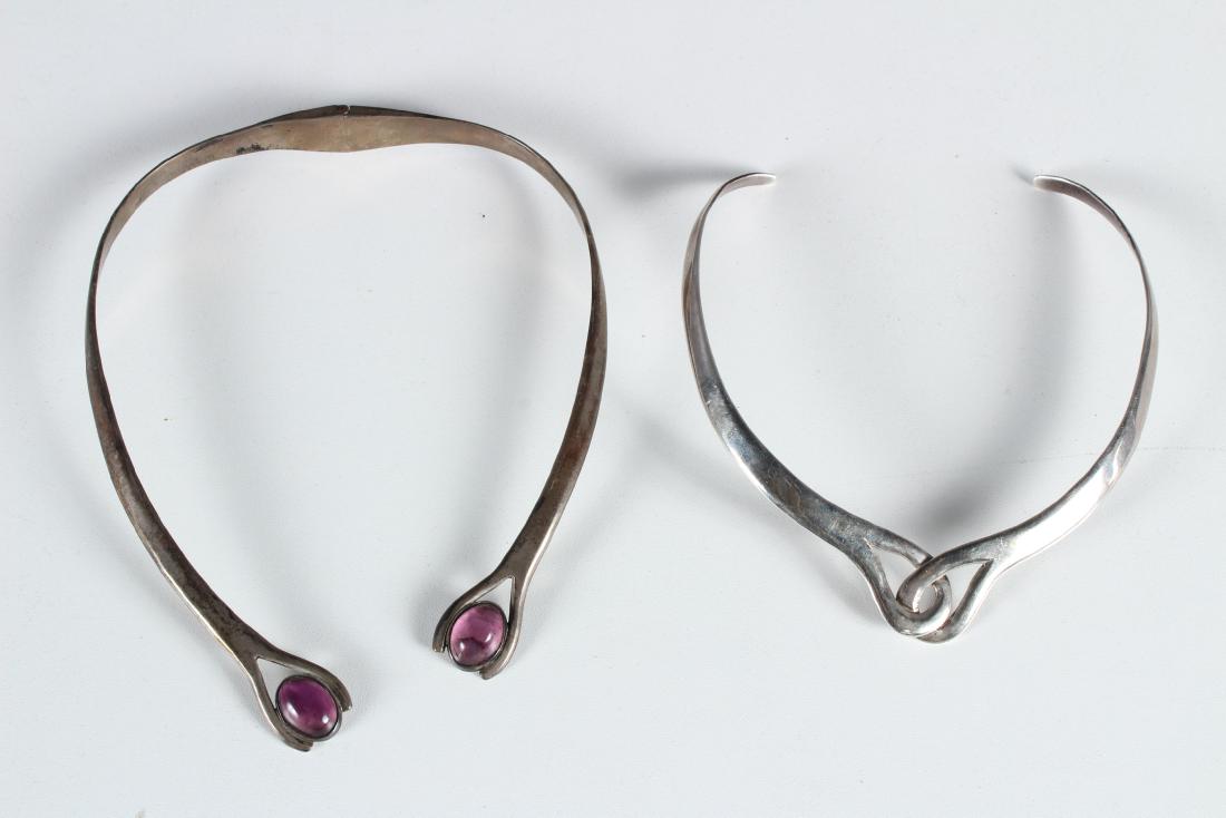2 Mexican Sterling Silver Collar Necklaces (1 of 7)