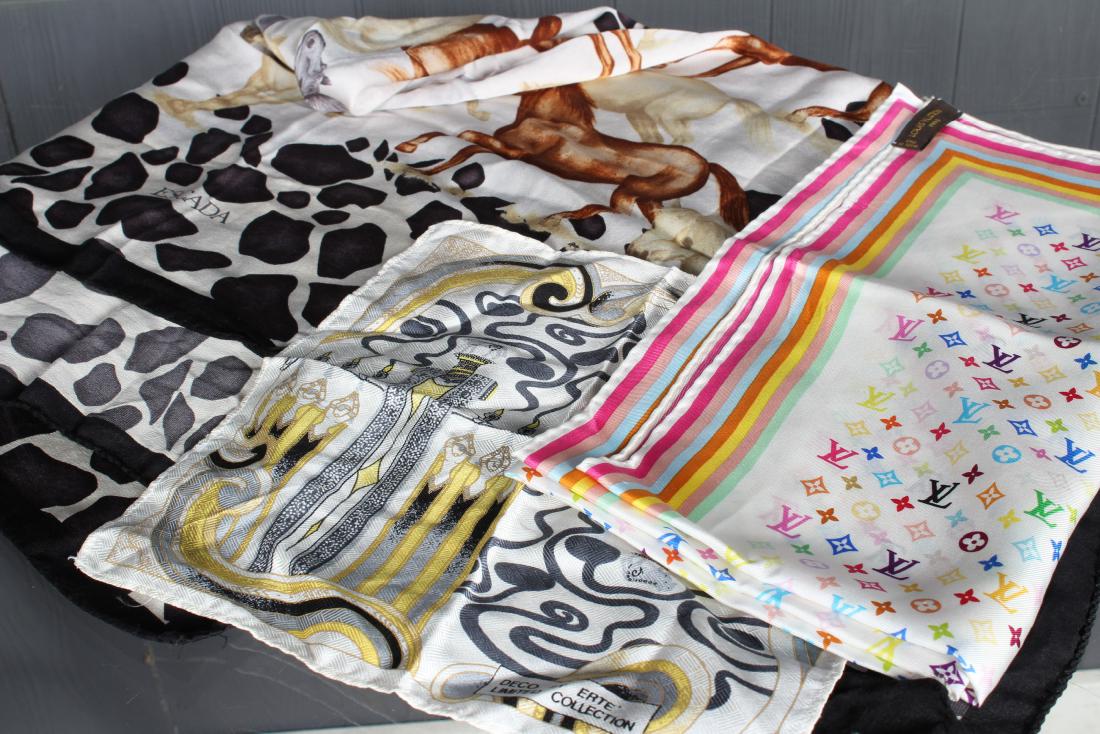 Lot of 3 Vintage Silk Scarves (1 of 7)