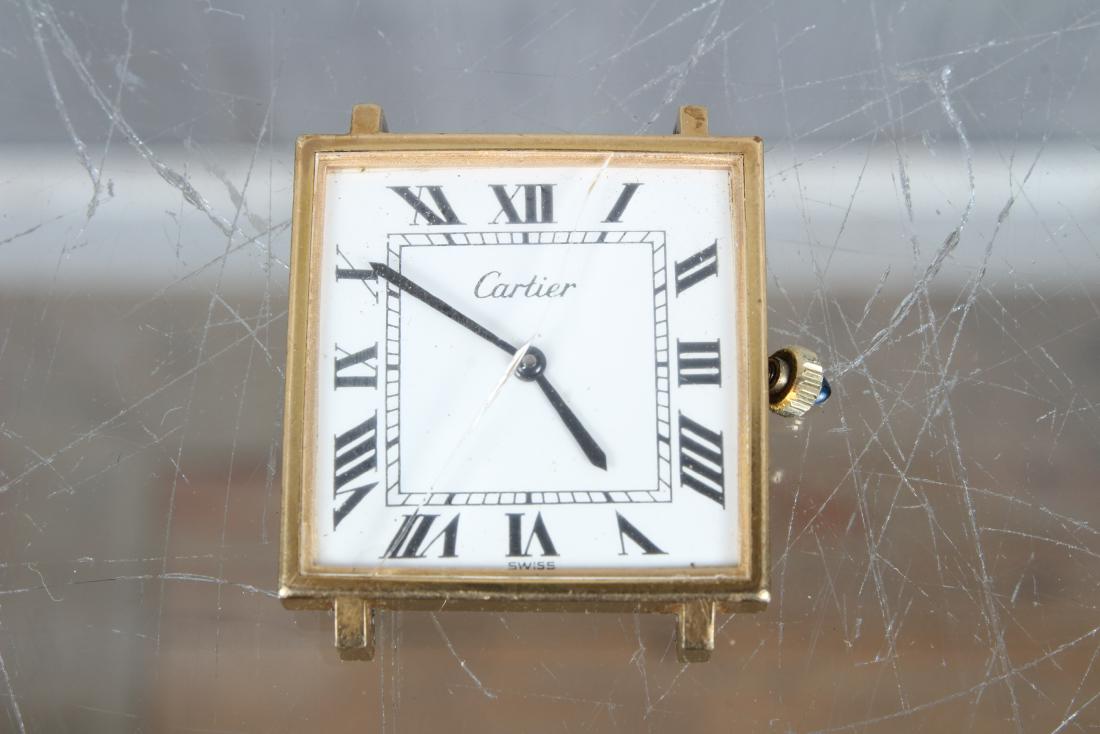 Cartier 18k Gold Electroplated Watch (1 of 3)