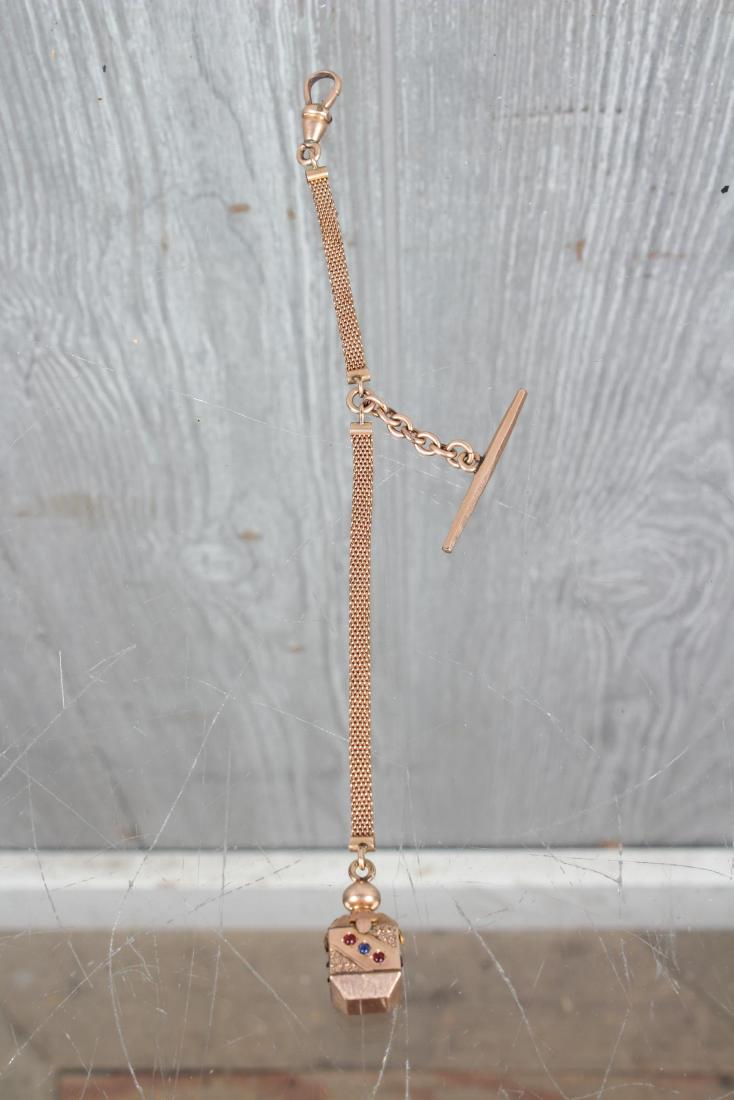 Victorian Watch Fob Chain and Charm RFS & Co. (1 of 4)