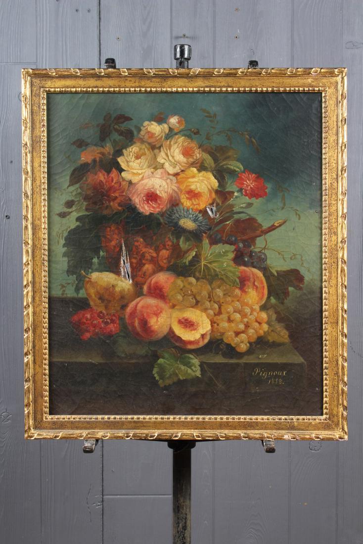 Still Life Signed Pignoux 1858 (1 of 3)